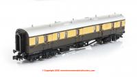 2P-000-340 Dapol Collett Full Brake Coach number W195W in BR (WR) Chocolate and Cream livery